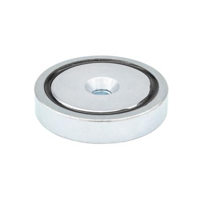 Gripmagnet neodymium Ø40x8,0 mm med försänkt hål Ø5,5 mm